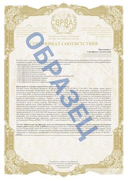 Образец Приложение к СТО 01.064.00220722.2-2020 Новоалтайск Сертификат СТО 01.064.00220722.2-2020 